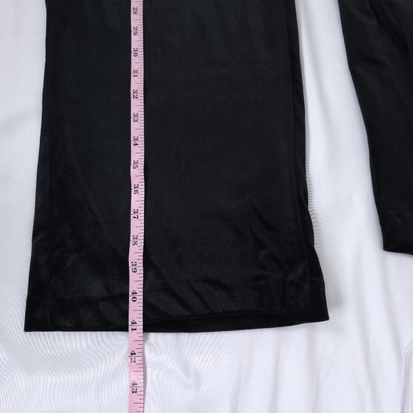 Zara Wide Leg Trouser draw string velvet pants NWT size M - Picture 5 of 7